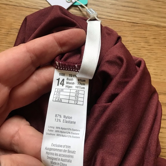 Beautiful rust colored one piece swimsuit by Australian brand Seafolly. NWT - Picture 9 of 13